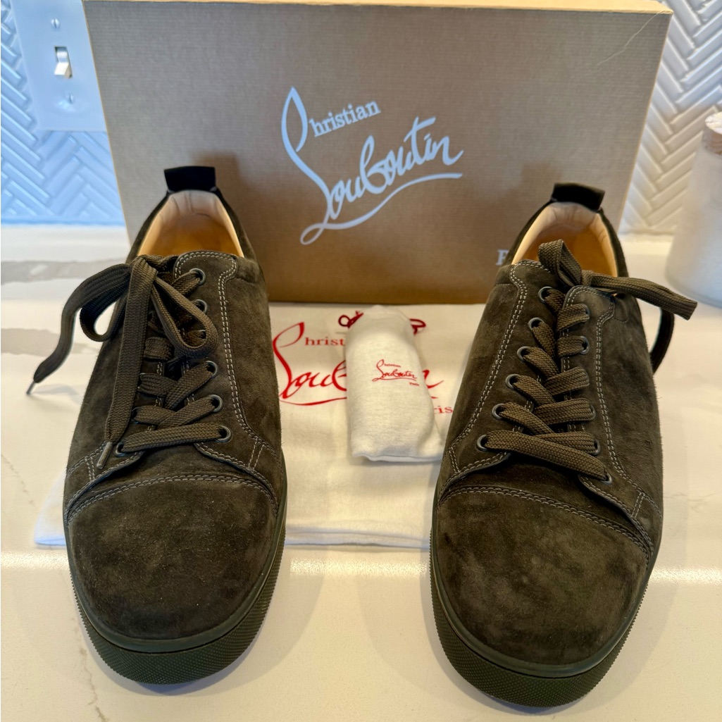 Christian Louboutin Louis Junior Flat Sneakers Size 44.5 Eu